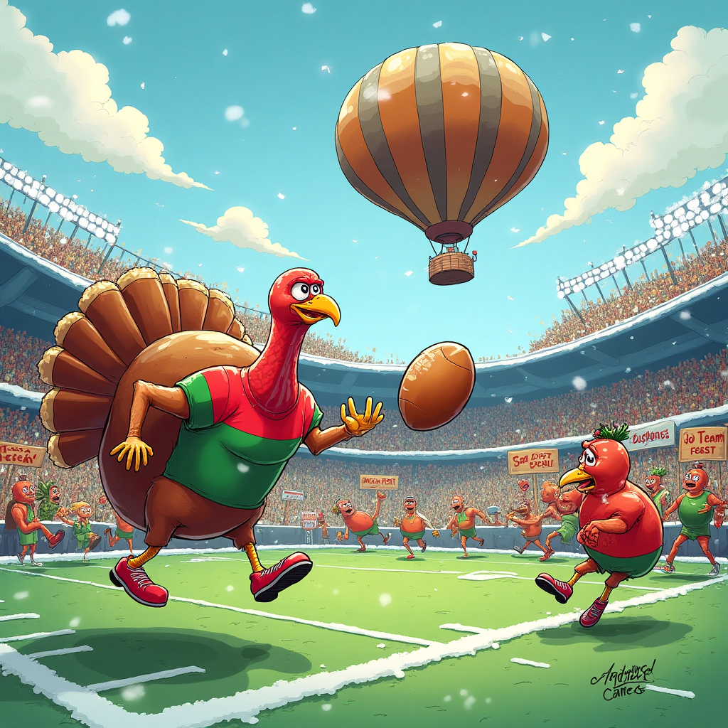 Sports and food, and Christmas Card