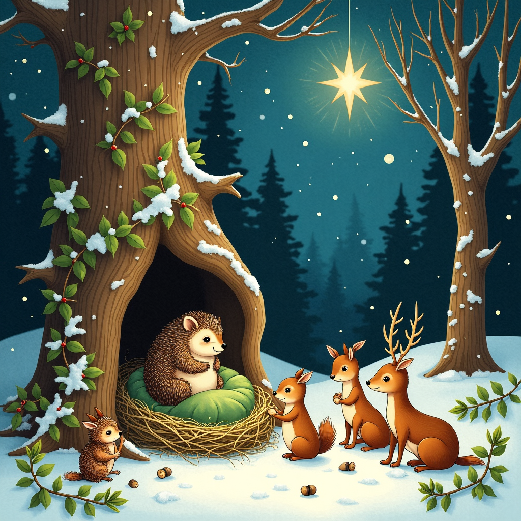 Presepe natività Christmas Card