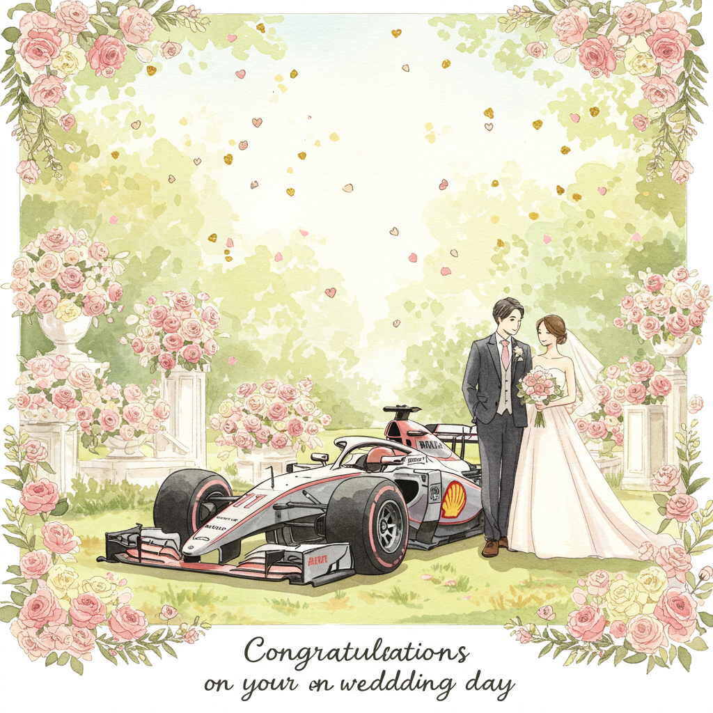 F1, and Wedding Card