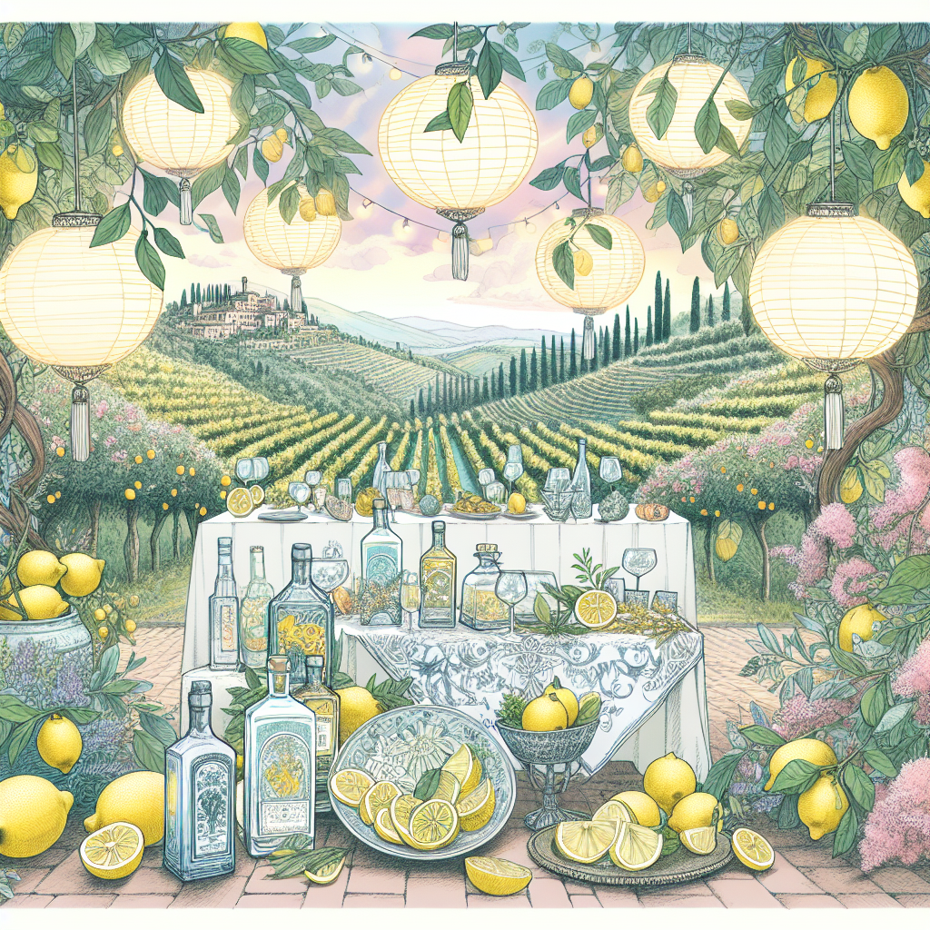 Lemons, Italy, and Gin Birthday Card