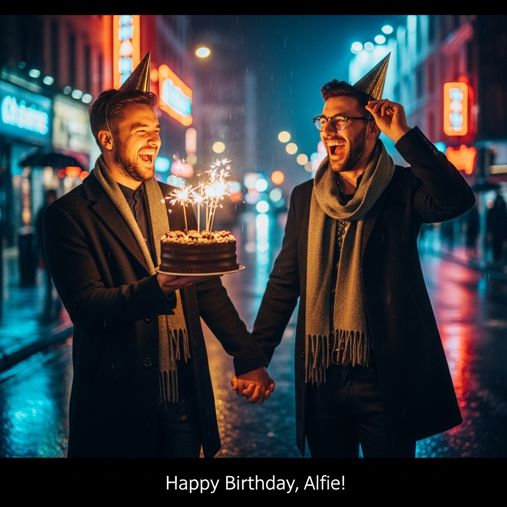 Gay men, and Birthday Card