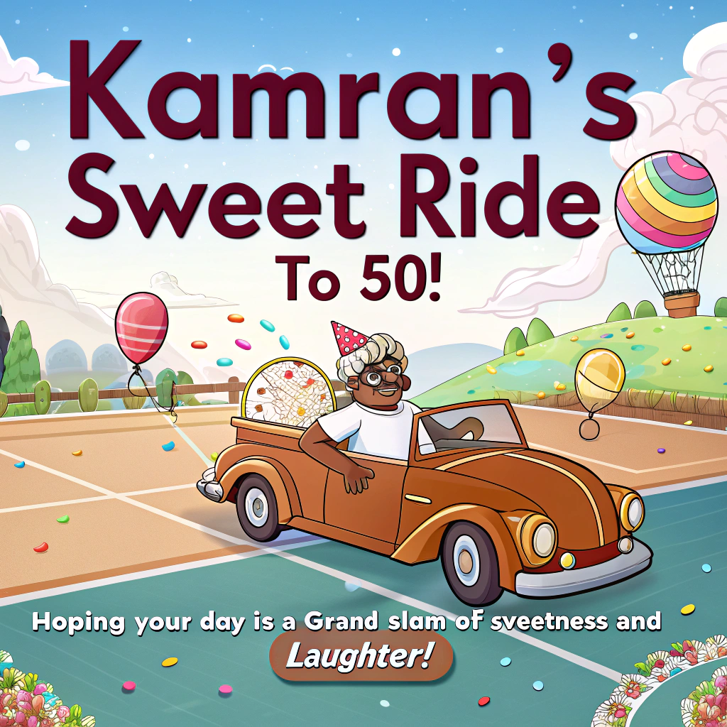Ice cream, Sweets, Tennis, Flying, Vintage car, Fat guy, and Birthday Card