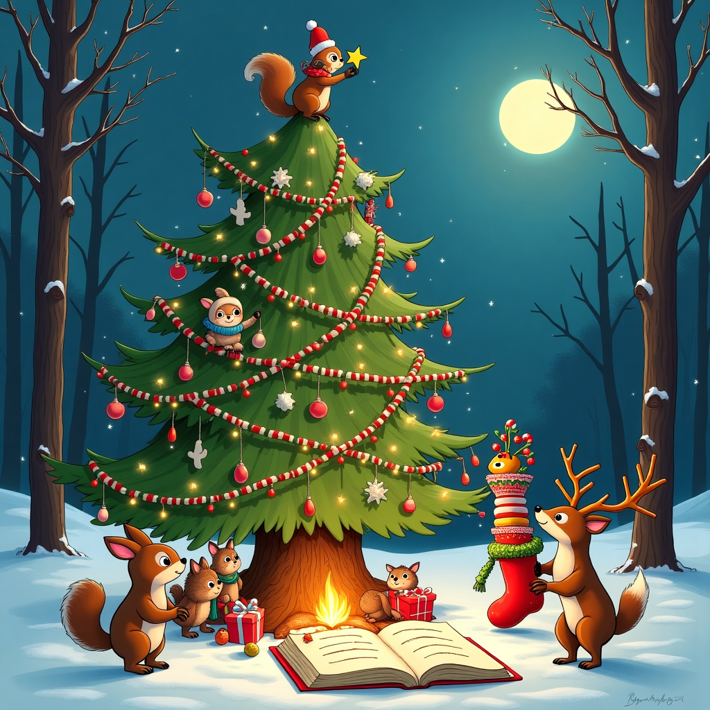 Christmas tree Christmas Card