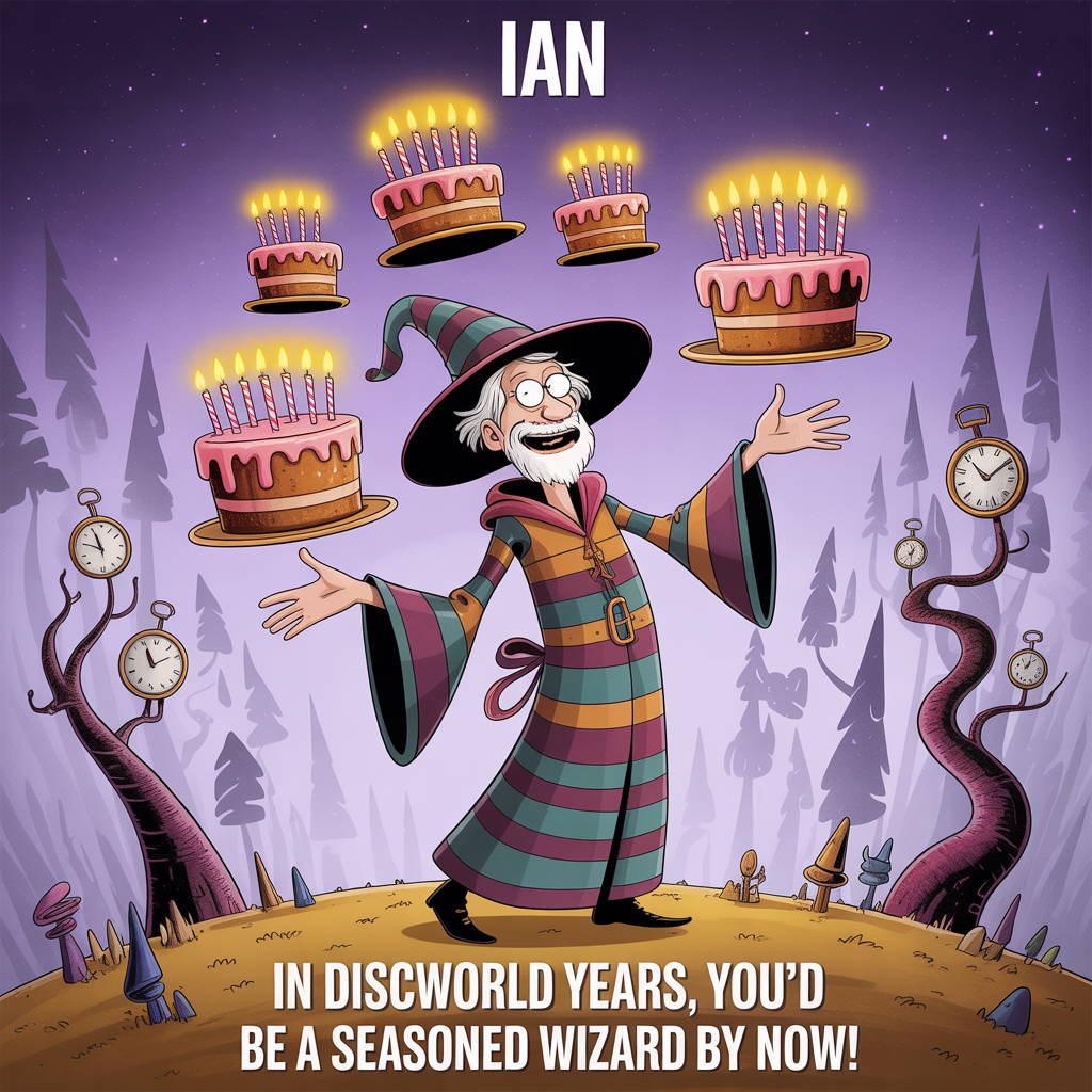 Terry Pratchett Discworld , and Birthday Card