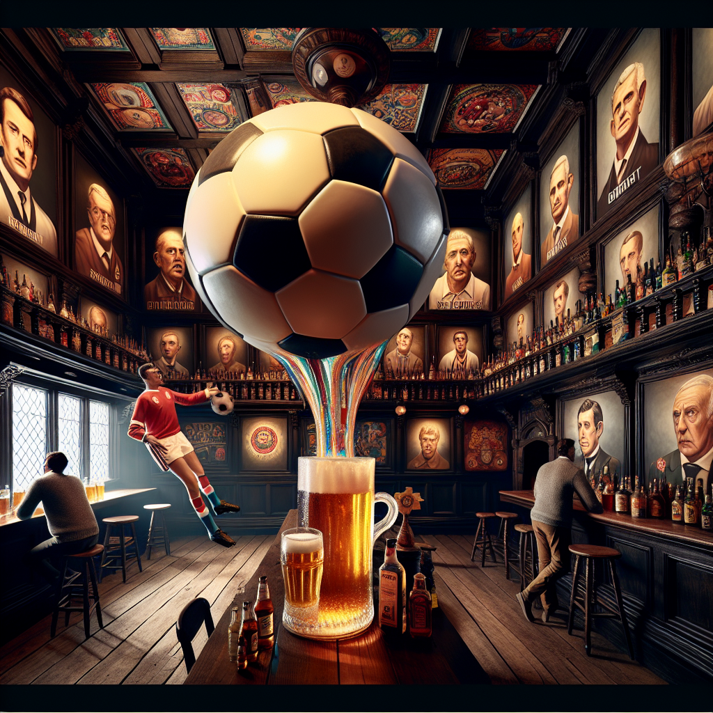 Pub, Soccer, and Beer Birthday Card
