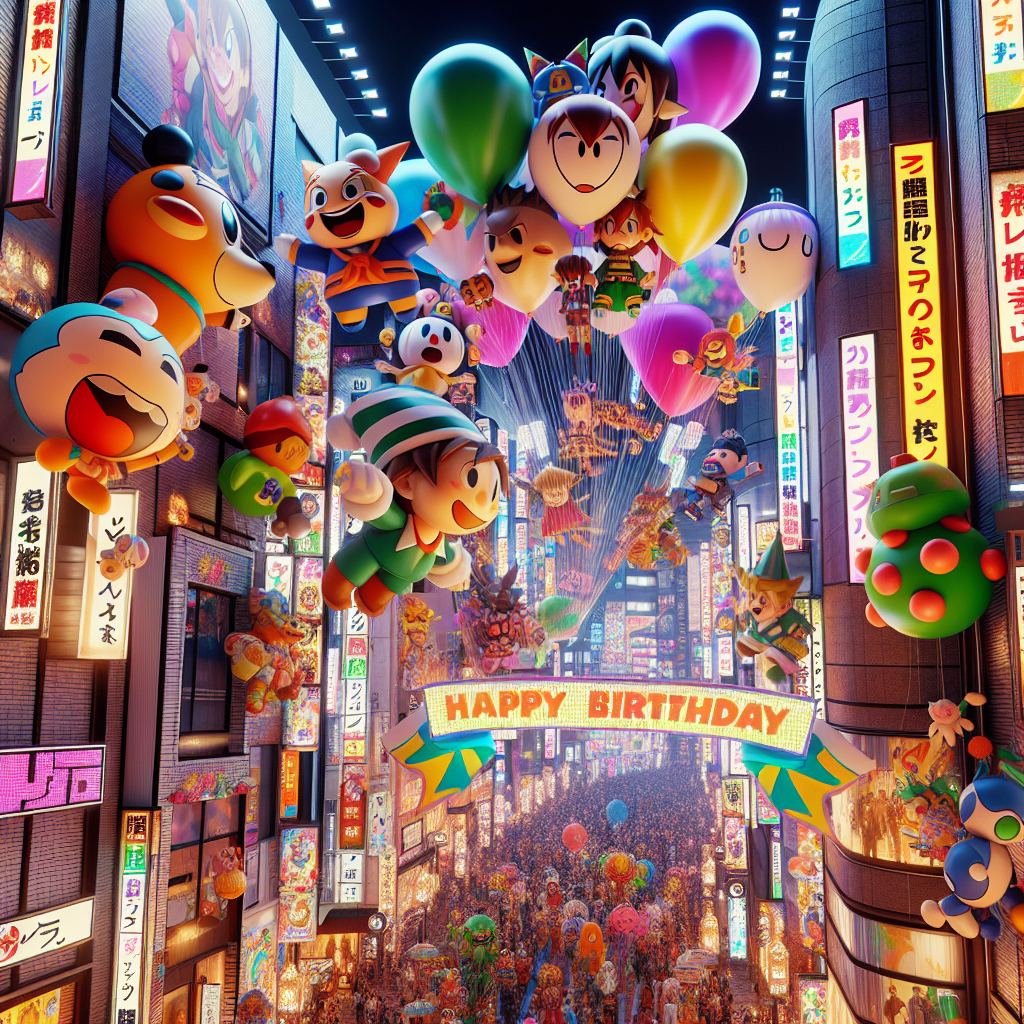 Tokyo Birthday Card