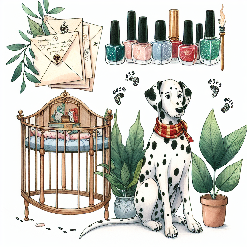 Nail art, Harry potter, Plants, and Dalmatian New-baby Card