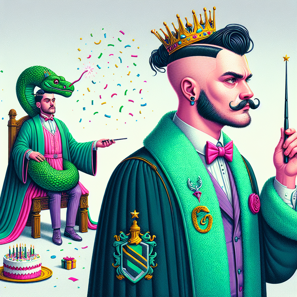 Man princess, Slytherin, and Peaky blinder Birthday Card