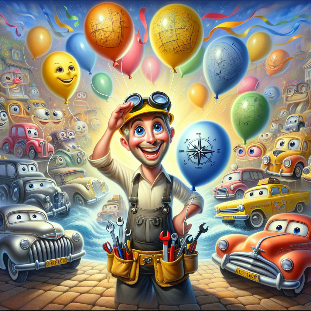 Envision a vibrant scene, radiating enthusiasm, encapsulating the core of a festive occasion. At the heart of the scene is a winsome cartoon-style handyman, adorned with a tool belt and offering a genial grin. He's encased by endearing animated automobiles, each endowed with exaggerated eyes and jovial expressions. Festive balloons ascend into the skies, painted with symbols of maps and compasses, indicative of the delightful journey ahead. The background is an artistic portrayal of a charming fantasy world, with subtle nods to adventurous road trips, capturing the quintessential essence of a birthday celebration.
Generated with these themes: Handy man, Cars, and Travelling.
Made with ❤️ by AI.