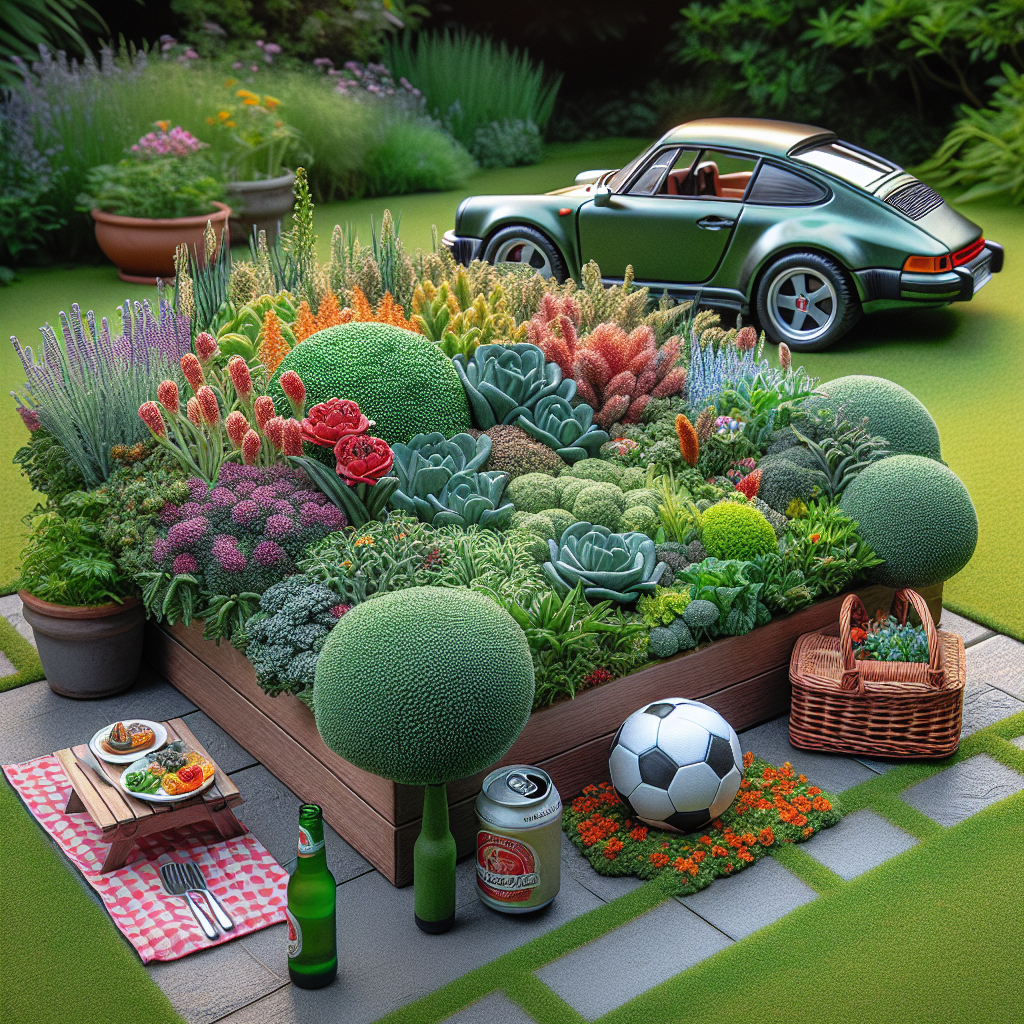 Soccer , Beer , Porsche , Gardening , and Allotment Fathers-day Card