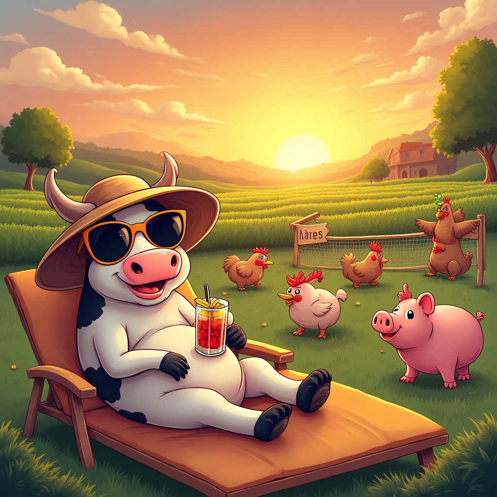 Farming, and Farewell Card