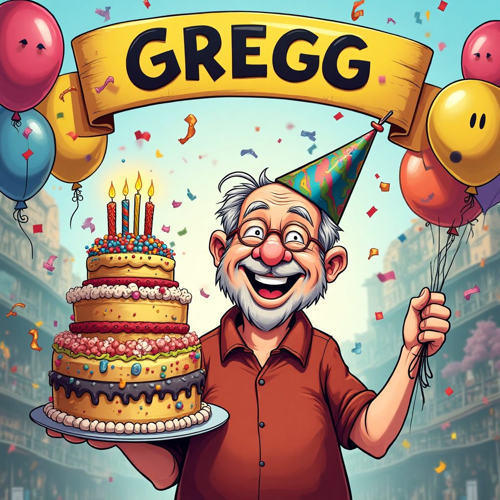 OLDER MAN, CELEBRATING A BIRTHDAY, and Birthday Card