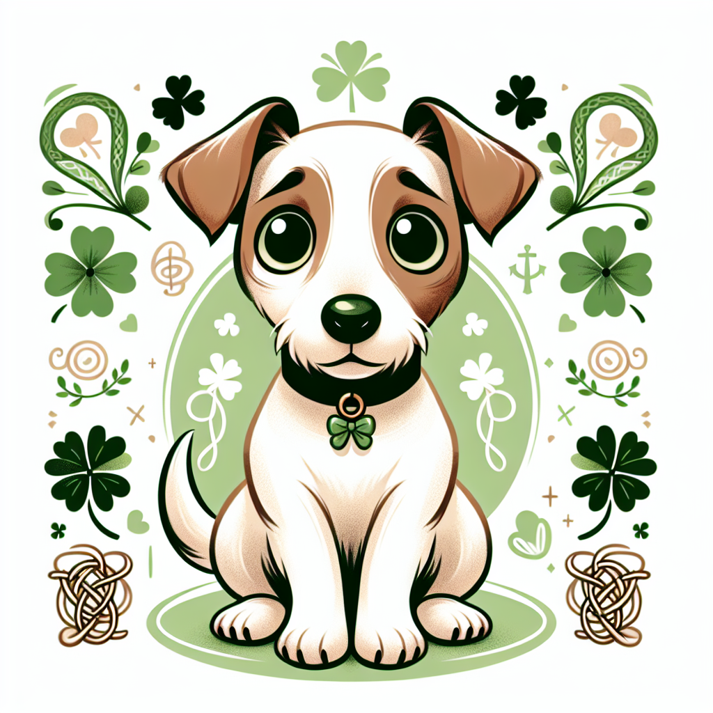 Create a delightful cartoon image capturing an endearing Jack Russell terrier. The terrier should possess a whimsical worried expression. Incorporate traditional Irish symbols such as shamrocks and Celtic knots in the surroundings to contribute to the charm. The color scheme should be soft and welcoming, characterized by gentle greens and earthy tones. The image should be fashioned to celebrate the arrival of a new baby.
Generated with these themes: Jack Russell, Worrying, and Ireland.
Made with ❤️ by AI.