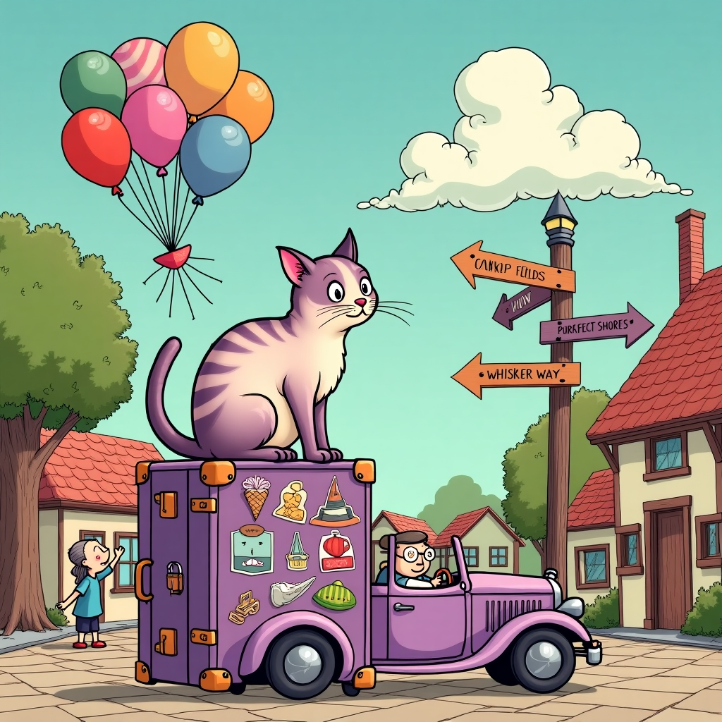 Lilac tabby Siamese cat Farewell Card