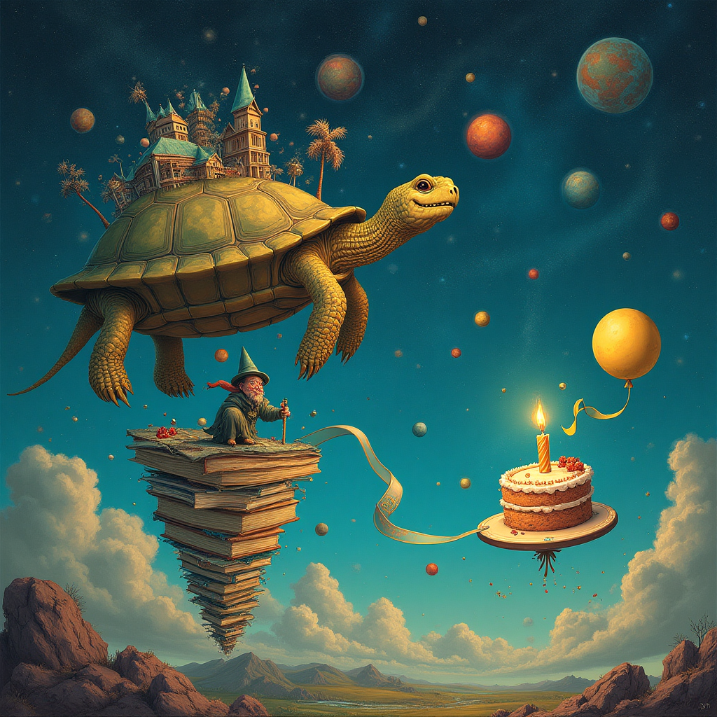 Terry Pratchett Discworld , and Birthday Card