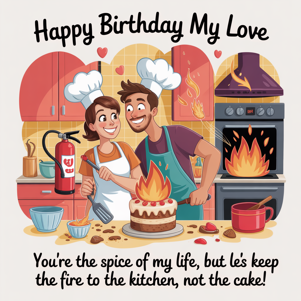 Cooking, Walks, Foot Rubs, and Birthday Card