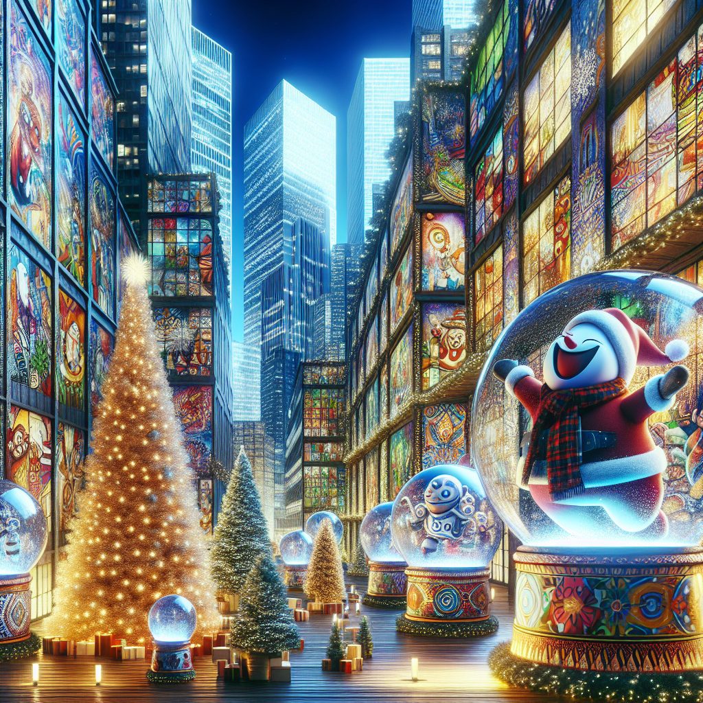 In the heart of the media city, the Christmas spirit comes alive with a humorous twist. Glistening Christmas trees stand amidst the concrete jungle, their lights reflecting off the windows of nearby buildings. Snow globes with comically oversized characters bring laughter to onlookers, while artful decorations drape the cityscape in festive attire. Together, they set the scene for a Christmas party where realism is joyfully interwoven with holiday fun.
Generated with these themes: Media city christmas party, Christmas trees with lights, Snow globes, and Decorations.
Made with ❤️ by AI.