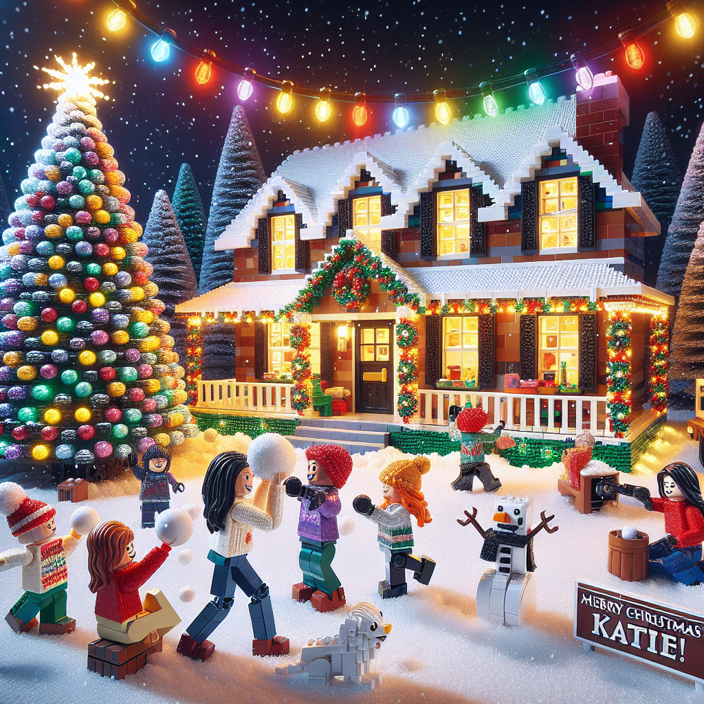Family/winter/lego Christmas Card