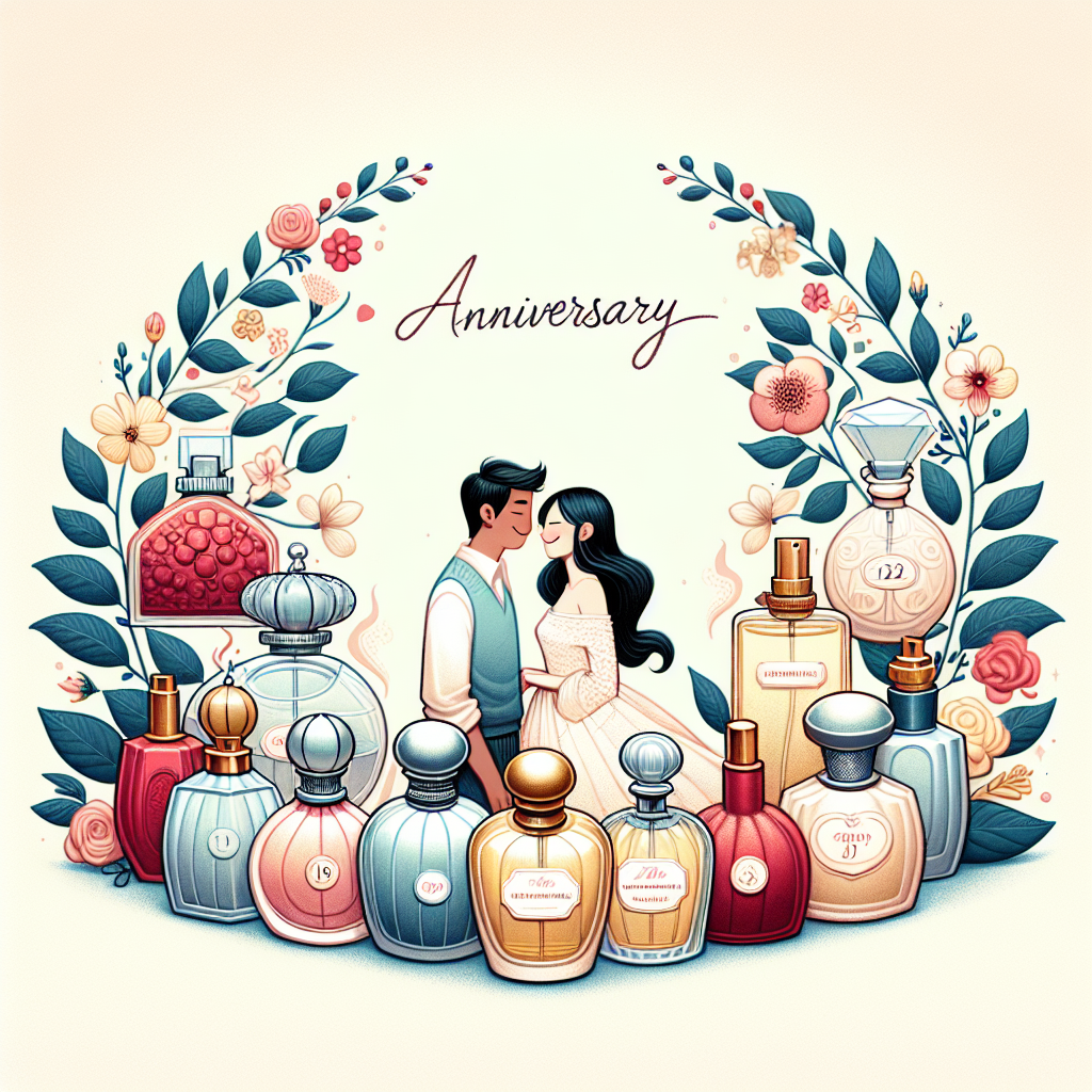 Create an endearing anniversary illustration featuring a whimsical arrangement of perfume bottles, with each one symbolizing a year of togetherness. Placed centrally, an Asian woman and a Hispanic man are sharing an intimate moment, radiating the shared joy and contentment of their journey. Let the theme of fragrances subtly permeate the scene, underlining the sweetness and personal nature of their journey.
Generated with these themes: Perfumes.
Made with ❤️ by AI.