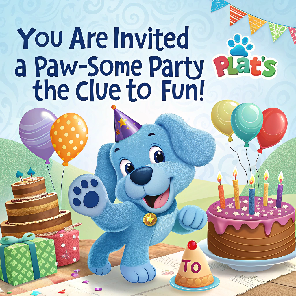 Blues Clues, and Birthday Card