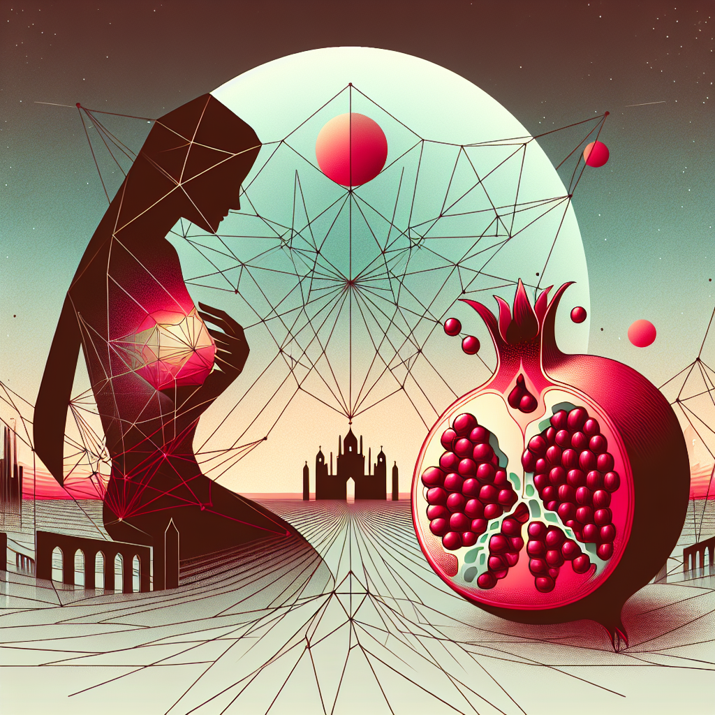 Create a surreal, vector illustration of a Mother's Day scene. The background should be enigmatic and the design should blend minimalistic, abstract aesthetics with the vibrant allure of a pomegranate. In the middle of the scene, a mother with an ambiguously defined silhouette should be depicted, based on the stark lines associated with geometric symbolism. She should be cradling a pomegranate with its seeds flowing out as a symbol of life and fertility. In the horizon of this geometric dream-scape, include an abstract and ethereal representation of a historical gothic church structure, connecting history with the timeless bond between mother and child.
Generated with these themes: Calvinism, Pomegranate, and Arbroath.
Made with ❤️ by AI.