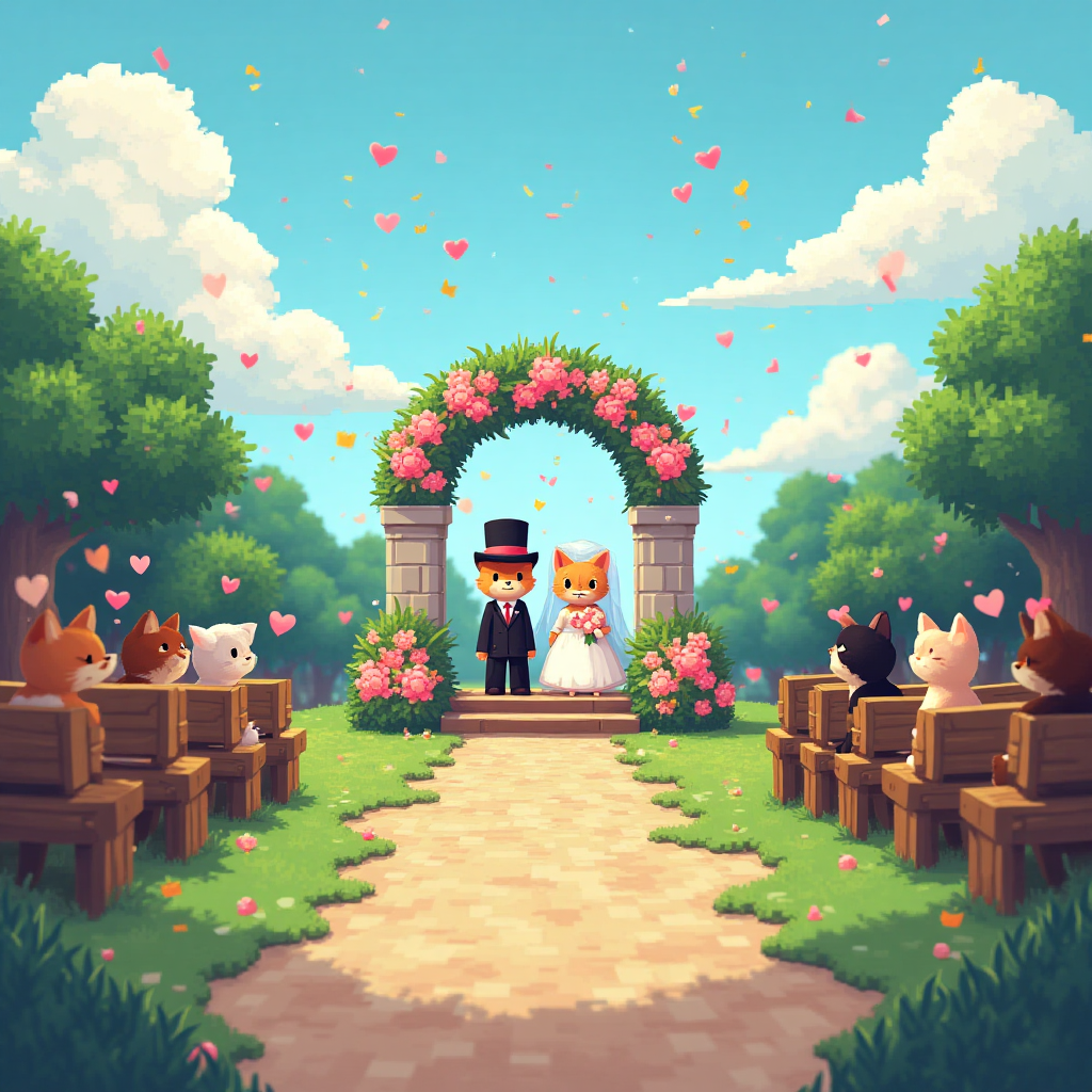 Minecraft , Cats , and Wedding Card