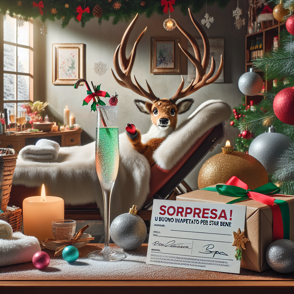 Luxury massage, manicure, nails and spa salon Christmas Card