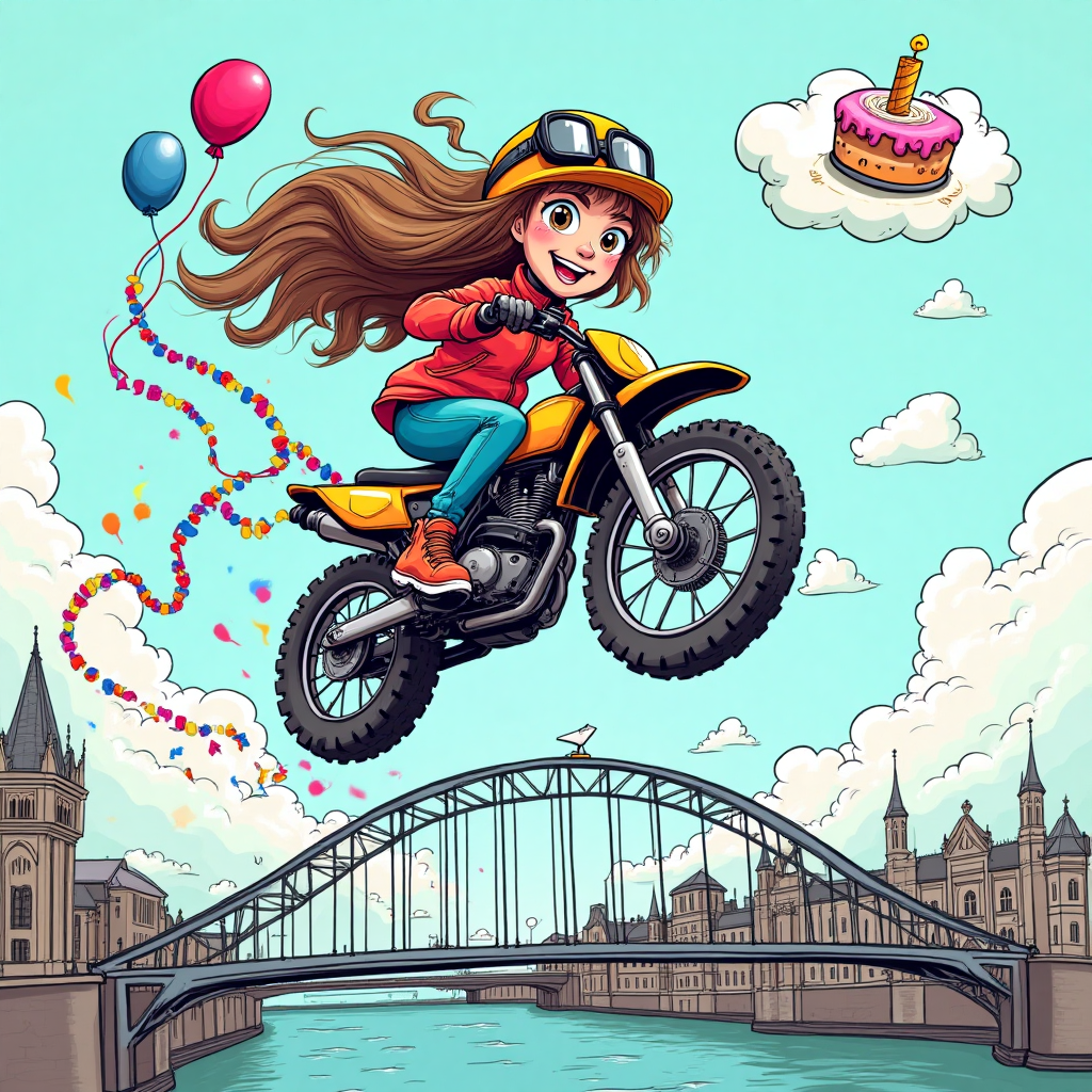 Motorbike, and Birthday Card