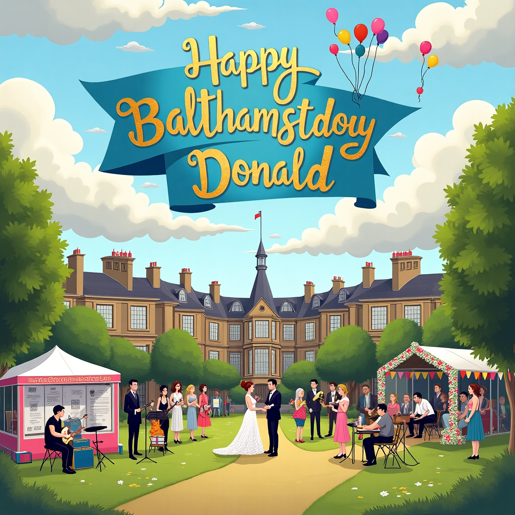 Walthamstow, Music festival, Building plans, and Marriage Birthday Card