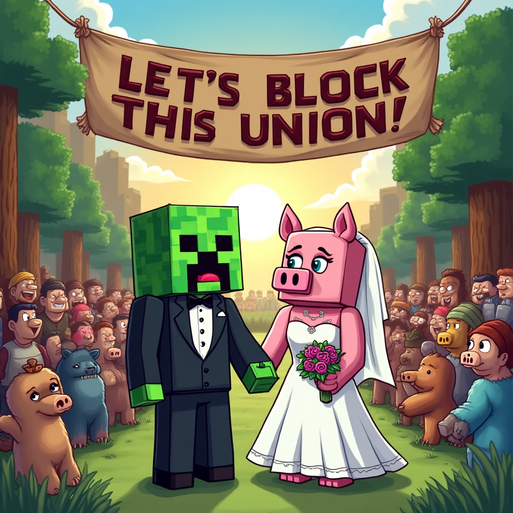 Minecraft , and Wedding Card