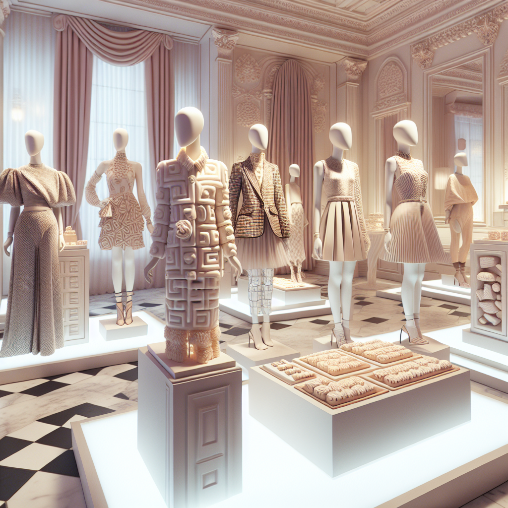 Visualize an eclectic, Surreal Realistic space where sophisticated fashion adorns artistic mannequins. These mannequins, inspired by a particular fashionable character on a popular tv show, serve as displays for uniquely crafted biscuits, molded to resemble luxury clothing items. The softly lit room is reminiscent of a luxurious and enchanting celebration, encouraging visitors to partake in a delightfully curated gastro-visual spectacle. The clothing on the mannequins is fashionable in a contemporary, minimalist style full of monochrome and geometric patterns.
Generated with these themes: Fashion , Schitt’s Creek , and Biscuits .
Made with ❤️ by AI.