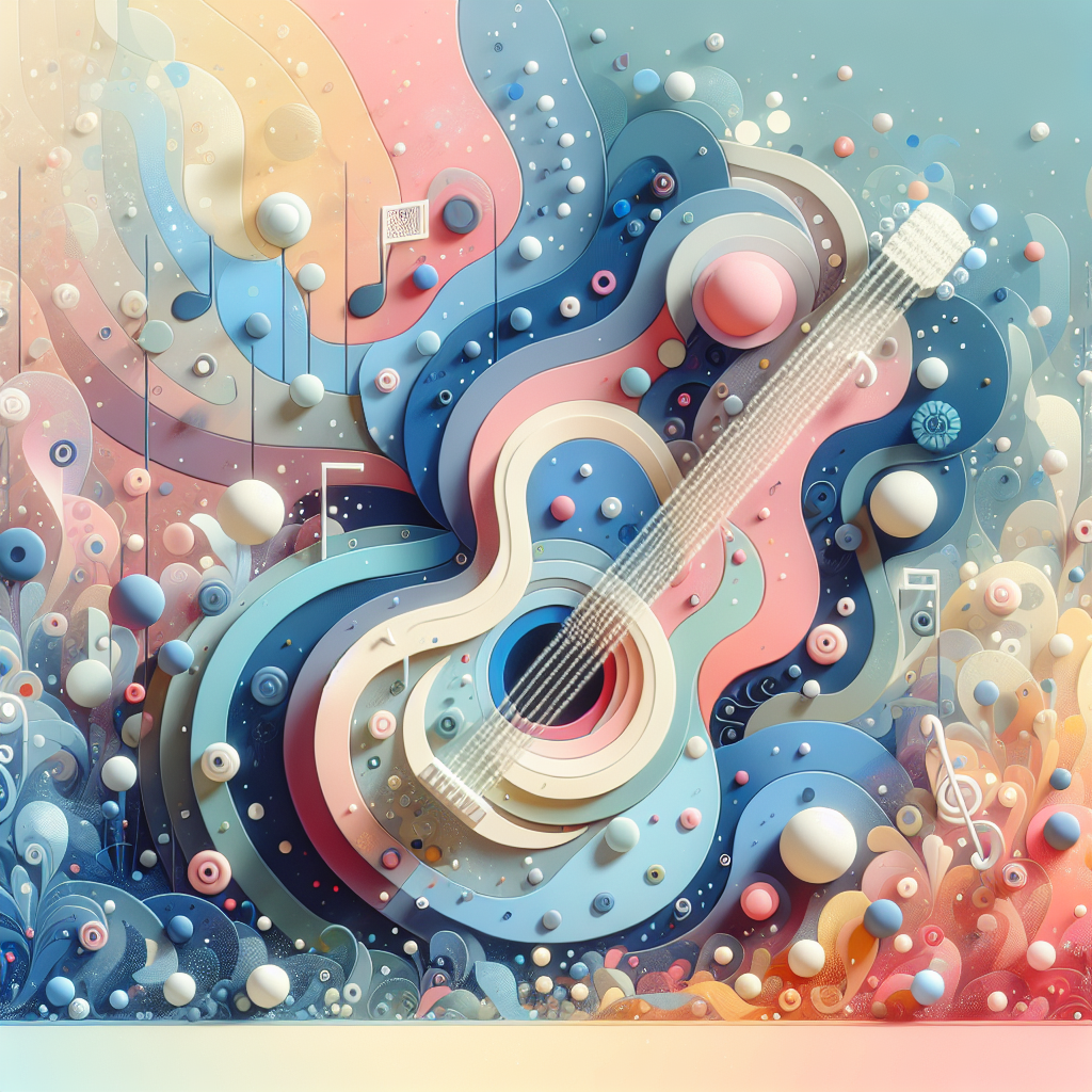 Generate an image of a whimsical abstract birthday scene filled with pastel colors and playful geometric shapes. The central piece of the scene is an imaginative representation of a stylized guitar, characterized by its soft curves and uncommon twist that echoes the ambiance of celebration. Delicate music notes and confetti are gently scattered around the guitar, blending dreamily into the abstract backdrop, providing hints of a silent melody in accordance to the motif of special occasion.
Generated with these themes: Can halen guitar.
Made with ❤️ by AI.