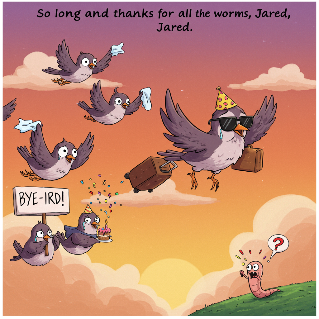 Birds, and Farewell Card