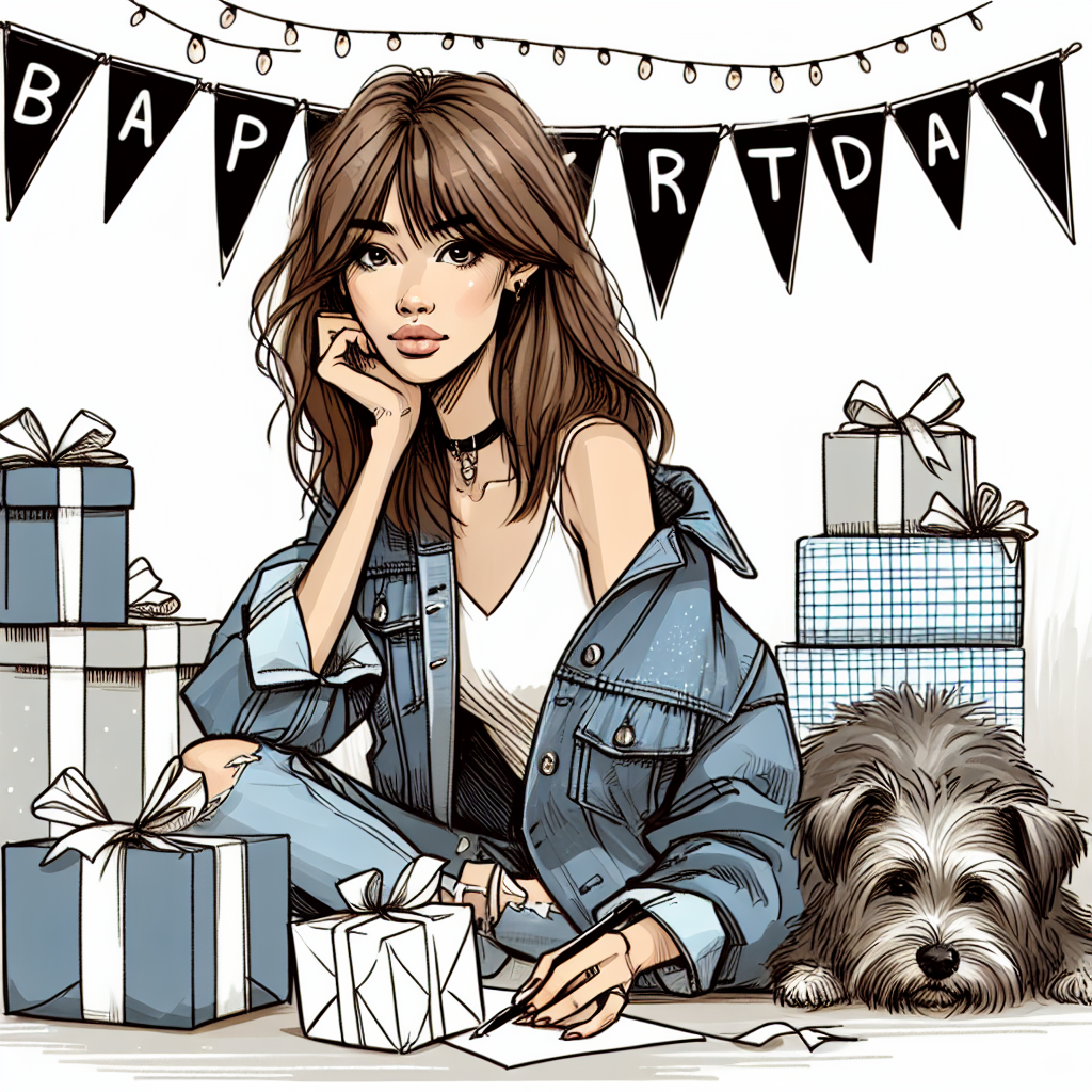 A fashionable teenager with brown hair is the core of this birthday-themed sketch. She adeptly designs birthday bunting with an air of enthusiasm. Adding a sense of mystery, wrapped presents are strategically placed in the background. Her scruffy grey canine companion relaxes close by, finalizing the homely and lively party scene. The girl has Caucasian descent, ensuring the depiction caters to requests for diversity and inclusivity.
Generated with these themes: Cool teenage girl with brown hair sewing birthday bunting + presents + scruffy grey dog.
Made with ❤️ by AI.