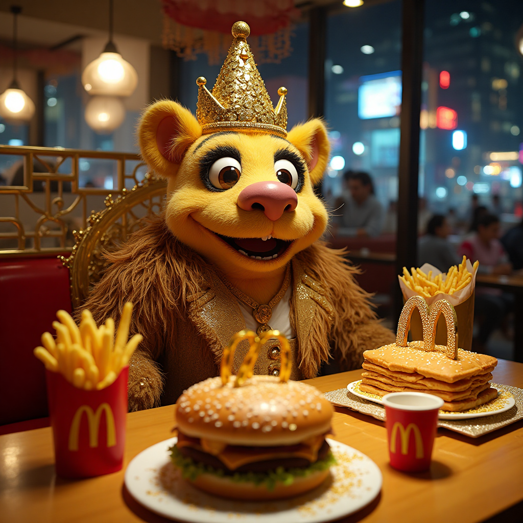 McDonald's, bling, labubu, and Birthday Card