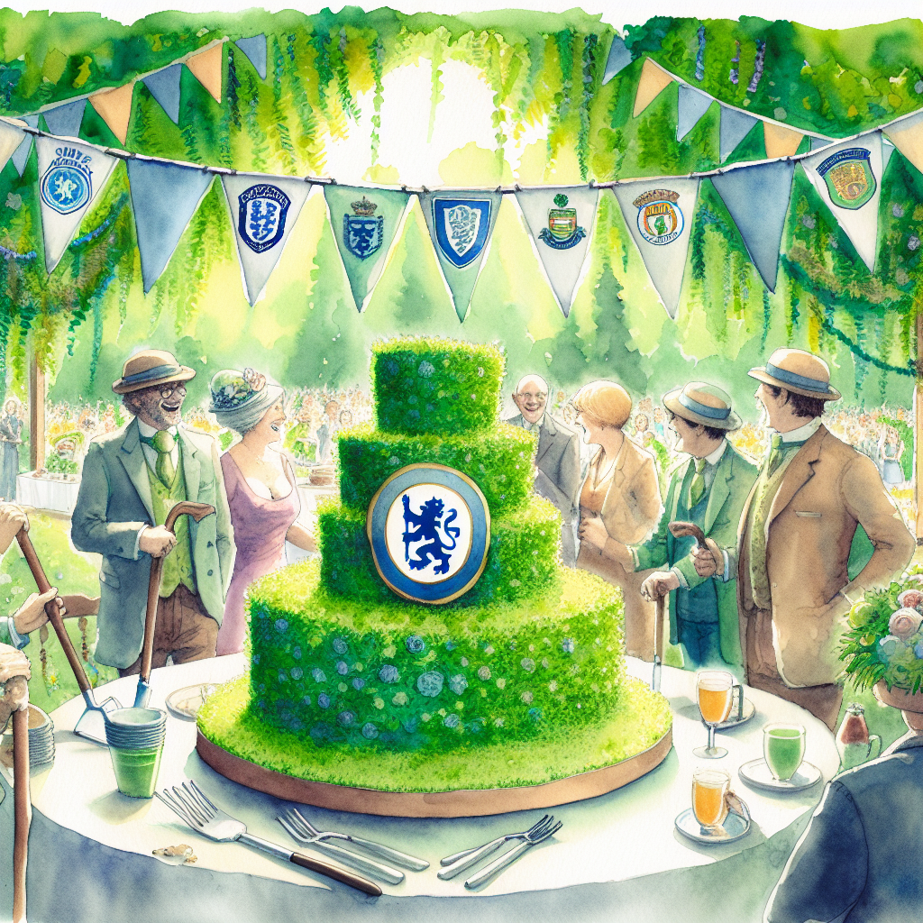 Imagine a whimsically themed garden party with a watercolour-like softness. Amidst a canopy of vibrant greenery, bunting displaying the logo of a renowned football club flutters above. Guests of various descents and genders, each holding gardening tools as party props, engage in light-hearted banter. Centre stage on the table is an inventive cake, iced to resemble a lush football field, with an emblem representing a beloved football team as the centrepiece. The atmosphere of the day is relaxed and jovial, unified by the shared affection for the football club.
Generated with these themes: Water colour painting, Gardening, and Liverpool Football Club.
Made with ❤️ by AI.