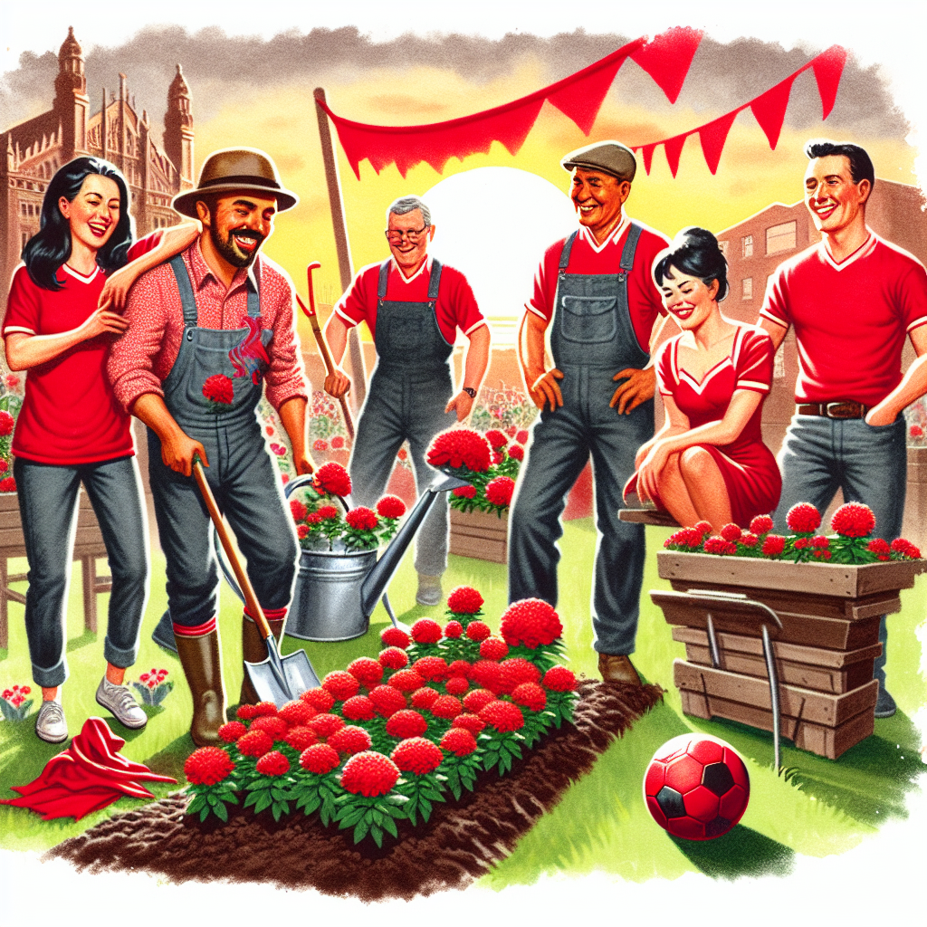 Water colour painting, Gardening, and Liverpool Football Club Birthday Card