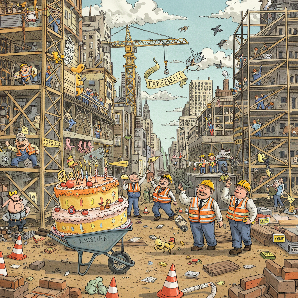 Anti money laundering, and Construction Farewell Card