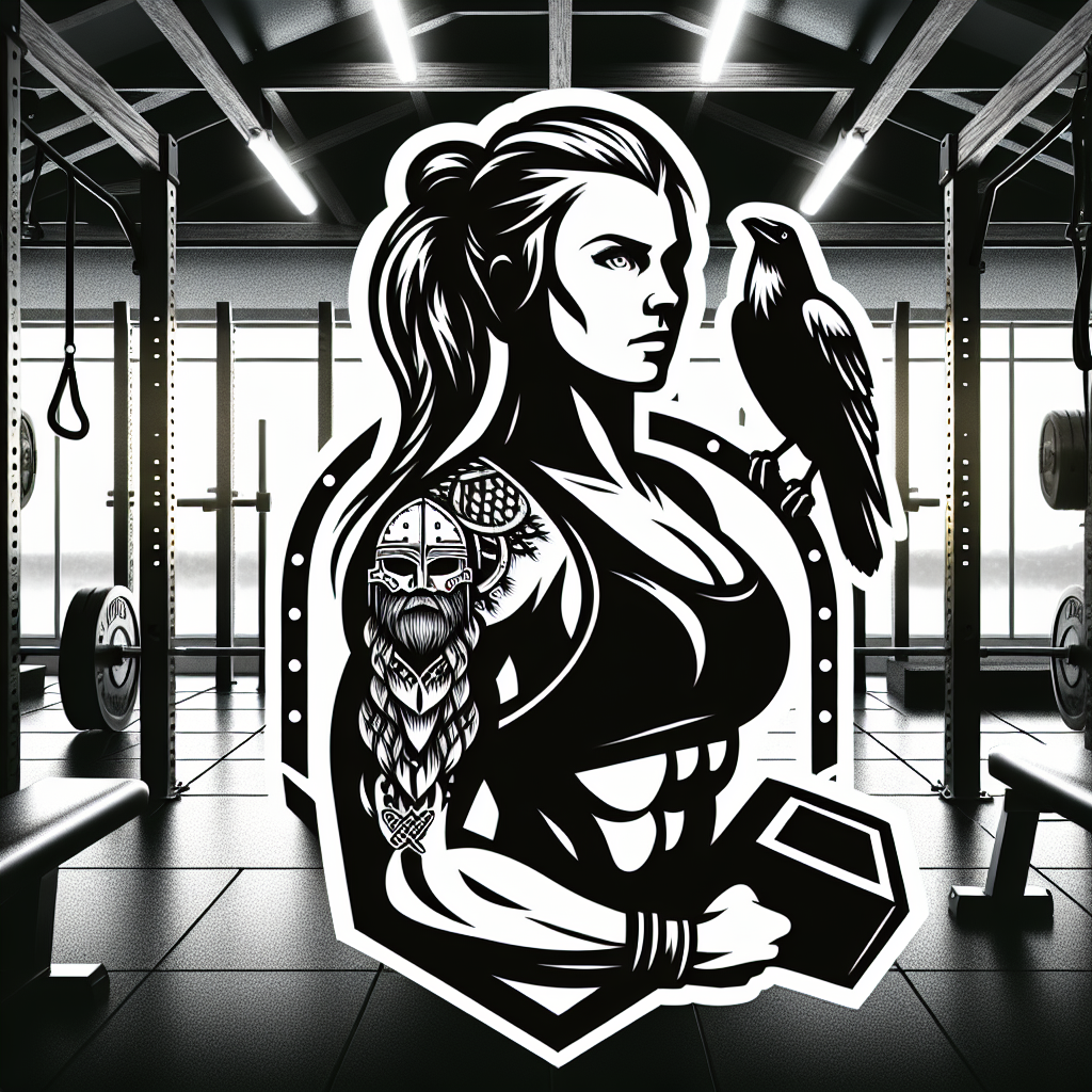 Create a powerful stencil-style logo design featuring a female Viking warrior with a muscular physique, highlighting her dedication to fitness and strength. She stands in a modern gym setting, which reflects her unwavering commitment to hard work and training. On her shoulder, a crow symbolizing her intelligence and adaptability is perched, hinting at stories of her Welsh heritage. The design combines Viking motifs and the essence of contemporary gym culture to moralize her recent achievement.
Generated with these themes: Female viking, Warrior, Fitness, Muscles, Viking, Female , Woman, Gym, Crow , Wales, Stencil, and Logo .
Made with ❤️ by AI.