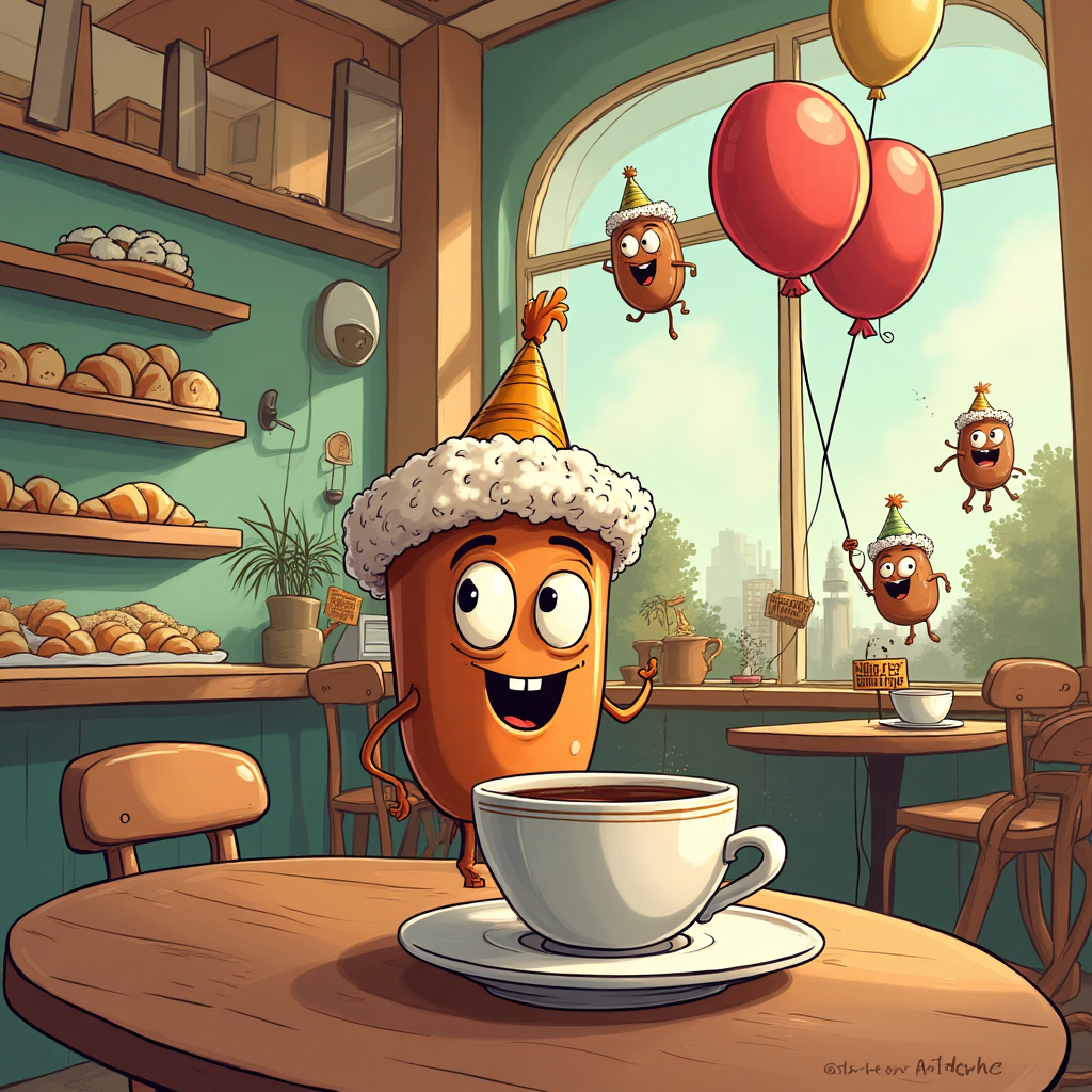 COFFEE , and Birthday Card