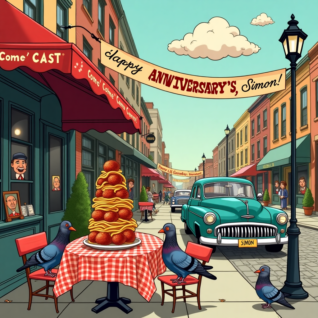 Sopranos Anniversary Card