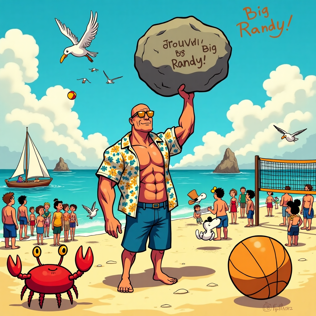 The rock Farewell Card