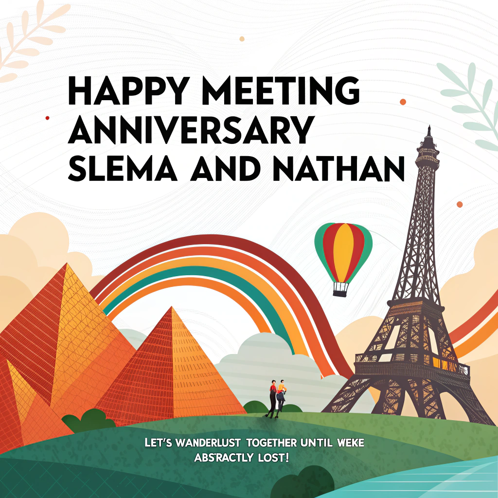 Travel, and Anniversary Card