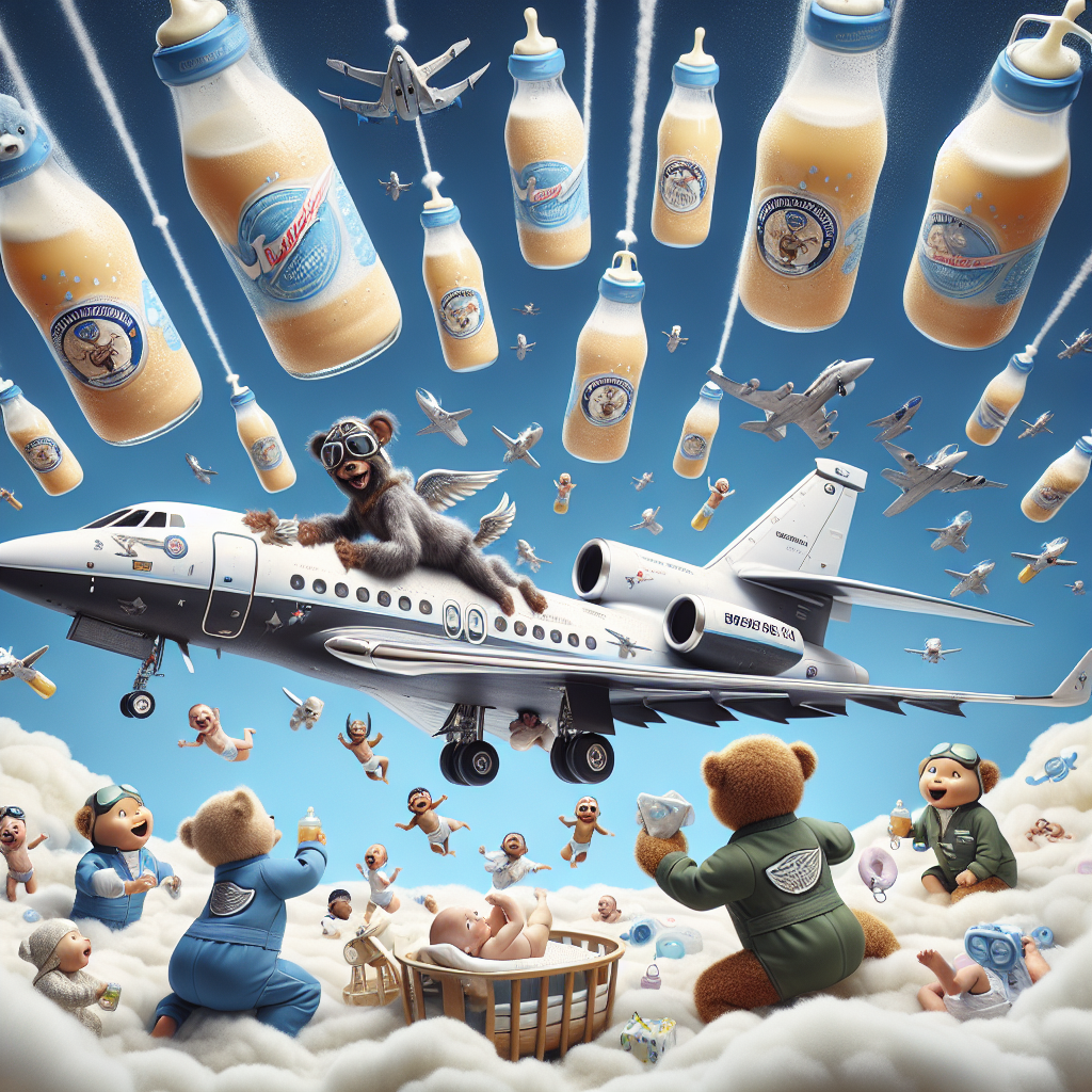Beer, Falcon 900Lx, Babies , and Royal airforce New-baby Card