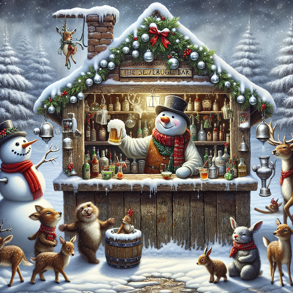 Bar coccia d’argento Christmas Card