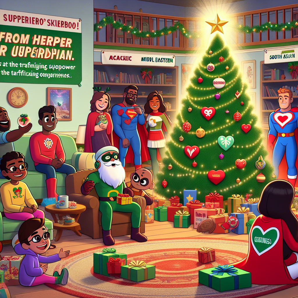 Kindness, Superpower , Diversity , Giving, and The Sebbie Hall Kindness Foundation Christmas Card