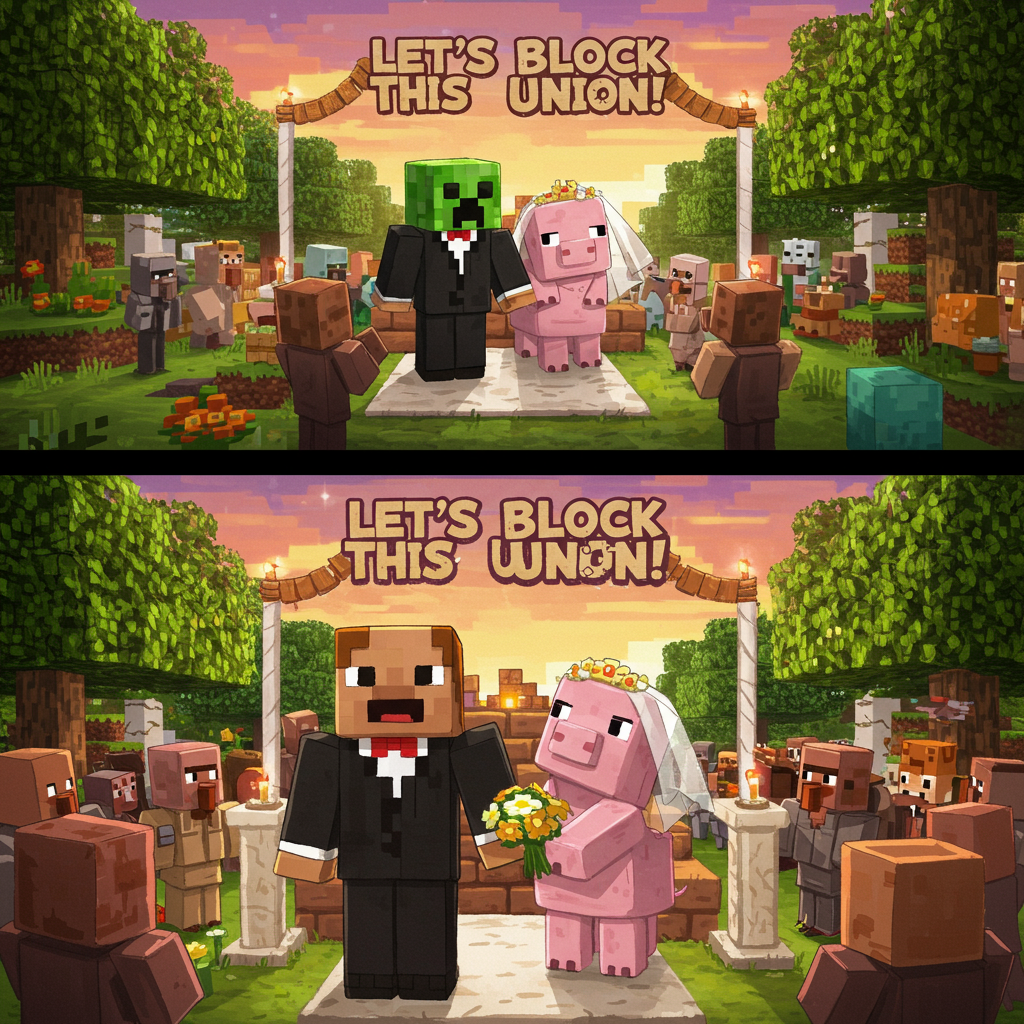 Minecraft , and Wedding Card