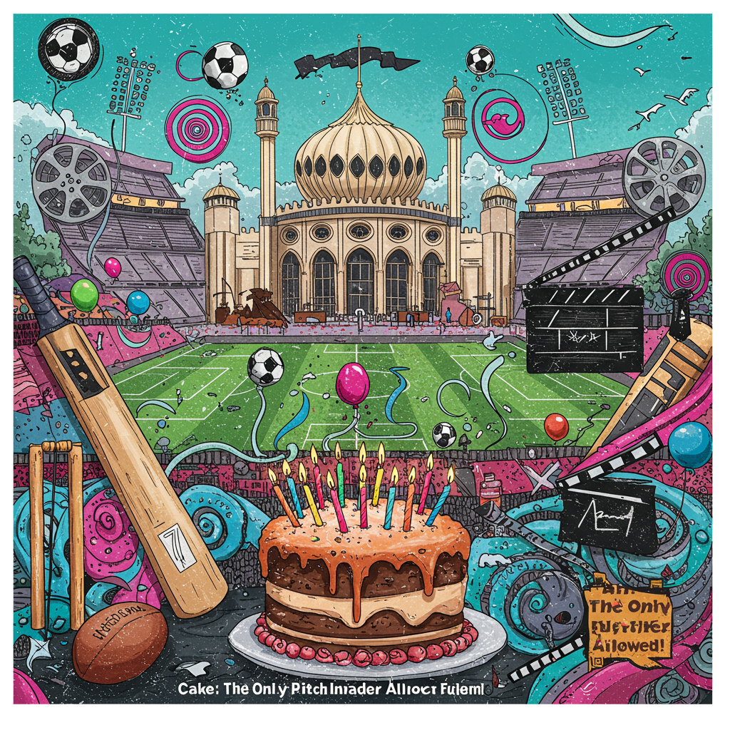 Brighton , Football , Cricket, Cake, Films, 60, and Birthday Card