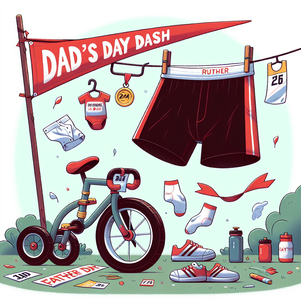 Cycling , and Running Fathers-day Card