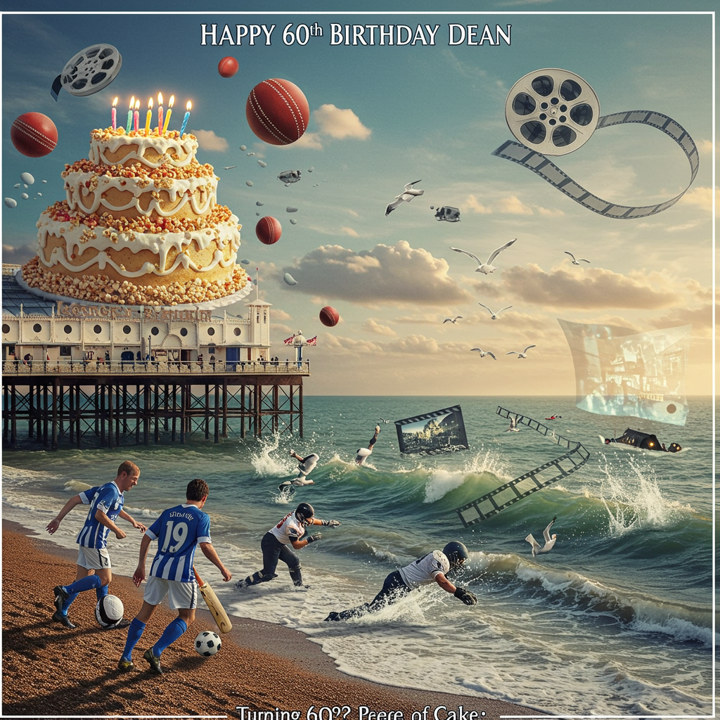 Brighton , Brighton and hove albion, Soccer, Cricket, American football , Movies, Cake, and Birthday Card
